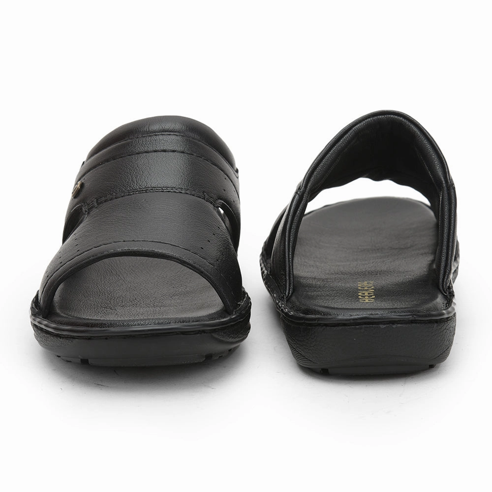 Healers Casual Slippers For Men (Black) ER-53 By Liberty