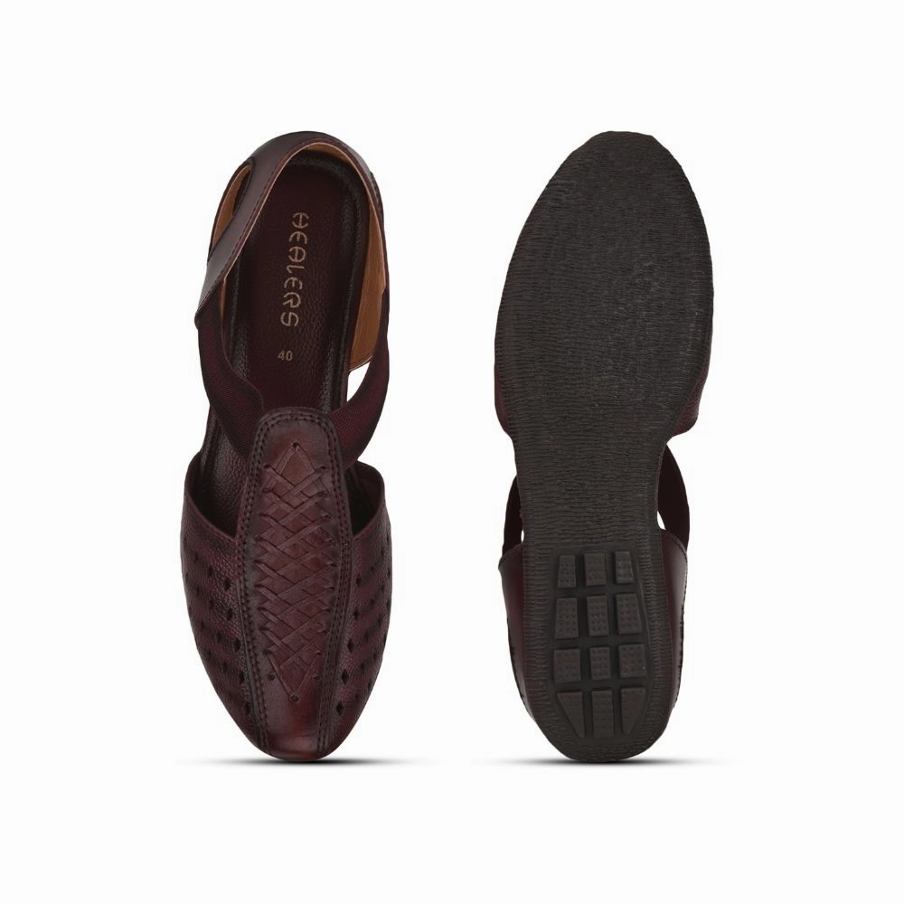 Healers Fashion Sandal For Ladies (Cherry) TLO-08 By Liberty