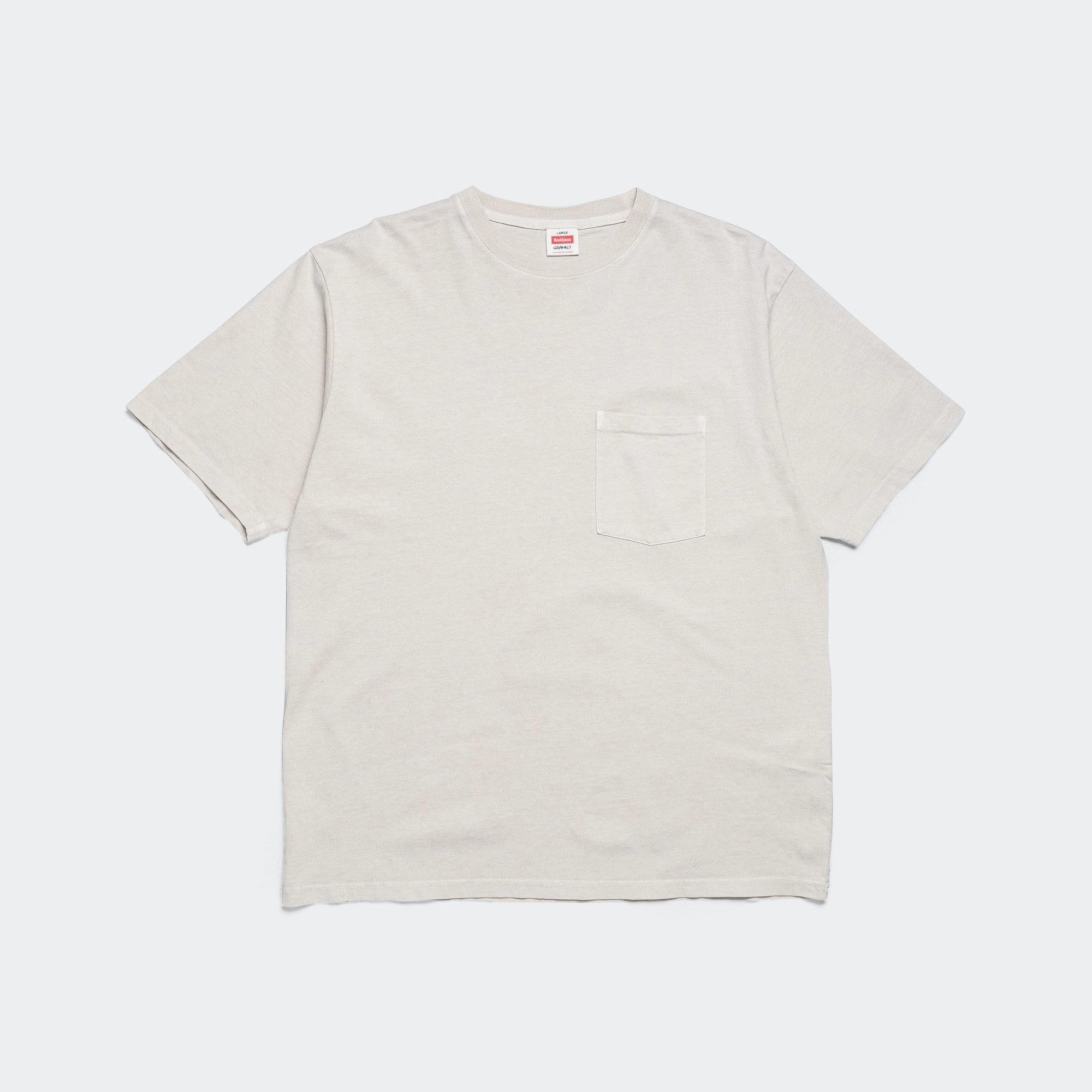 Healthknit SS Pocket Tee - Pigment Natural