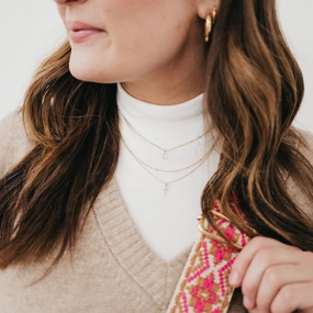 Heaven Sent Layered Cross Necklace