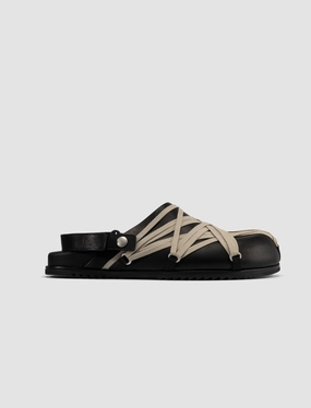 HOLLYWOOD MEGALACED MULE  GRANOLA/BLACK 