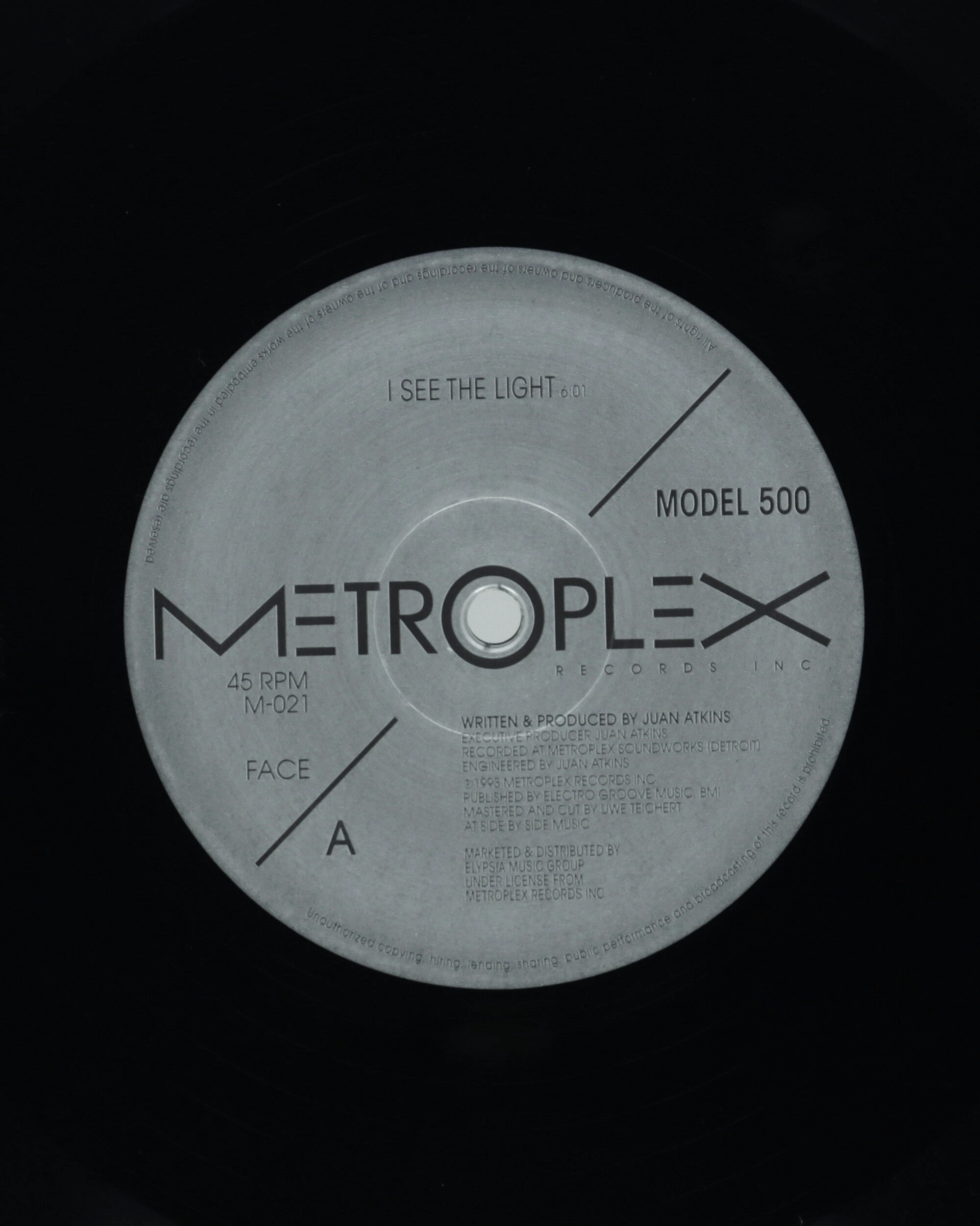 I See The Light / Pick Up The Flow (Remastered) - Model 500 Vinyl