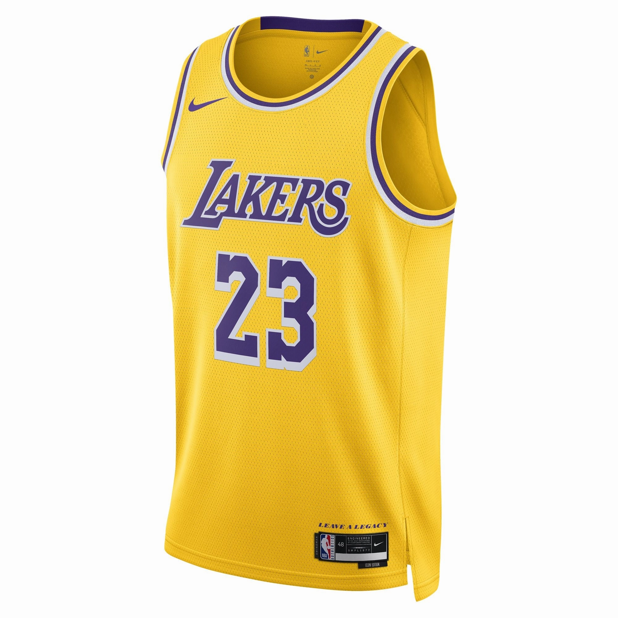 James Los Angeles Lakers Icon Edition Jersey (Gold)