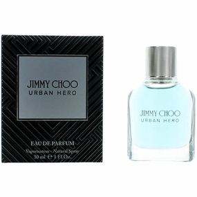 Jimmy Choo Men's Eau De Parfum Spray - Urban Hero Authentic Captivating Charm, 1oz