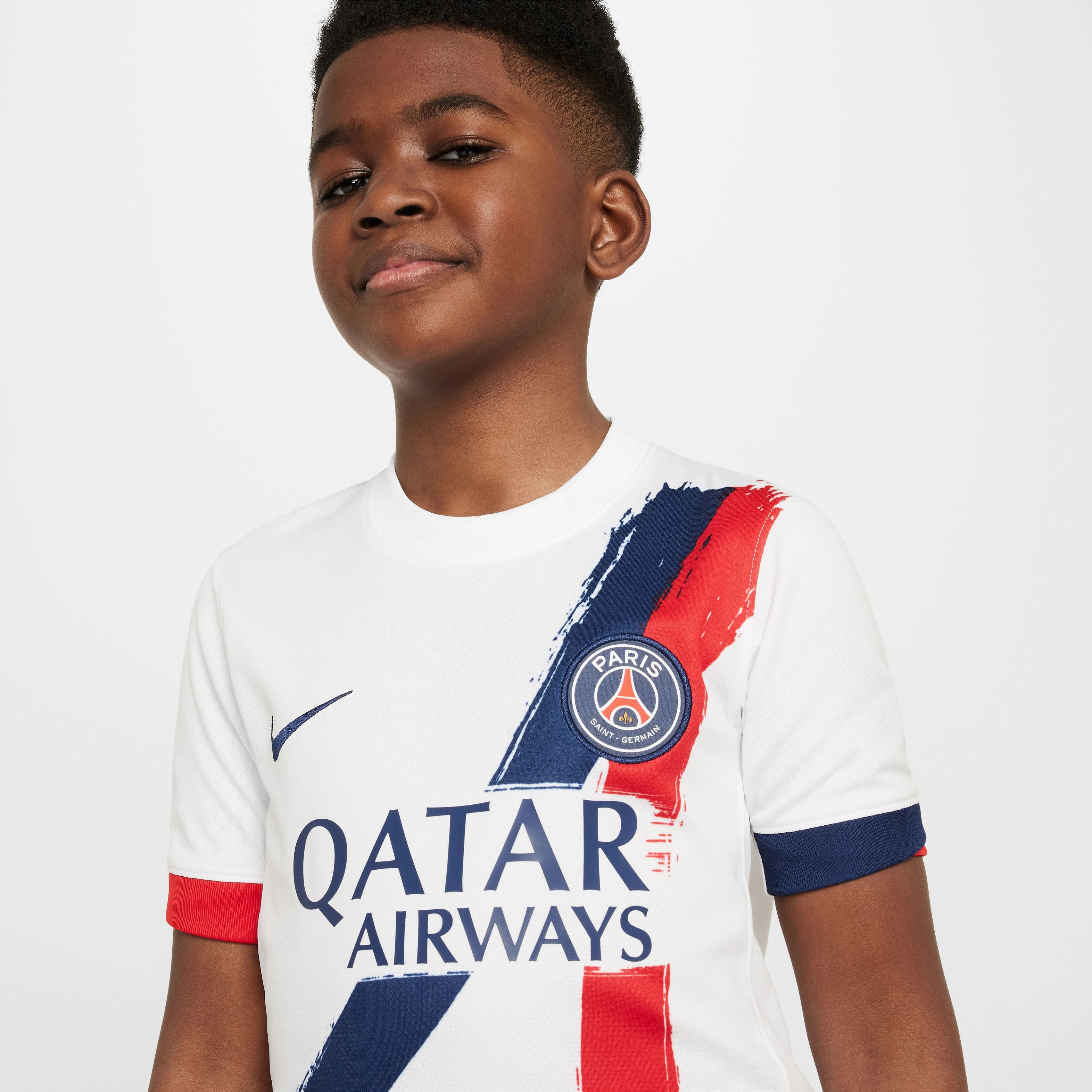 Junior's Paris Saint-Germain 2024/25 Stadium Away Replica Soccer Jersey