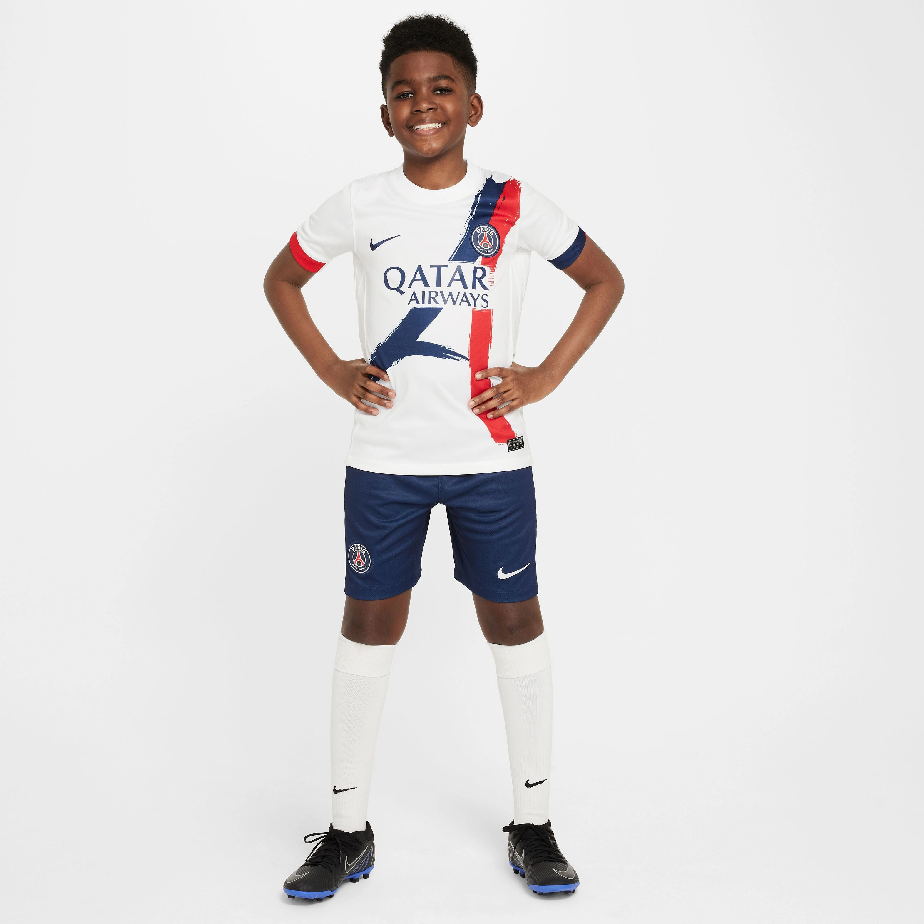 Junior's Paris Saint-Germain 2024/25 Stadium Away Replica Soccer Jersey