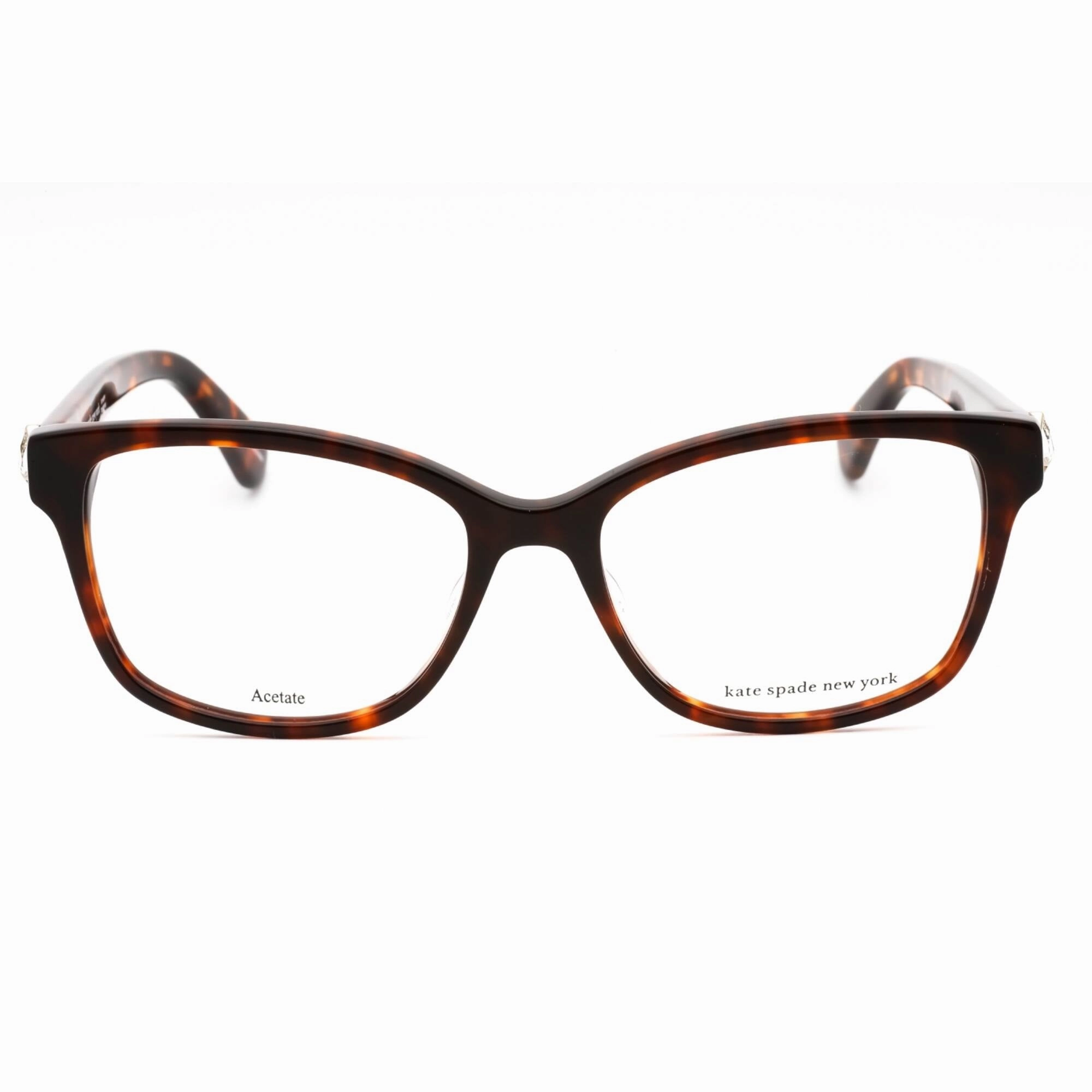 Kate Spade Women's Eyeglasses - Havana Plastic Full Rim Cat Eye | REILLY/G 0086 00