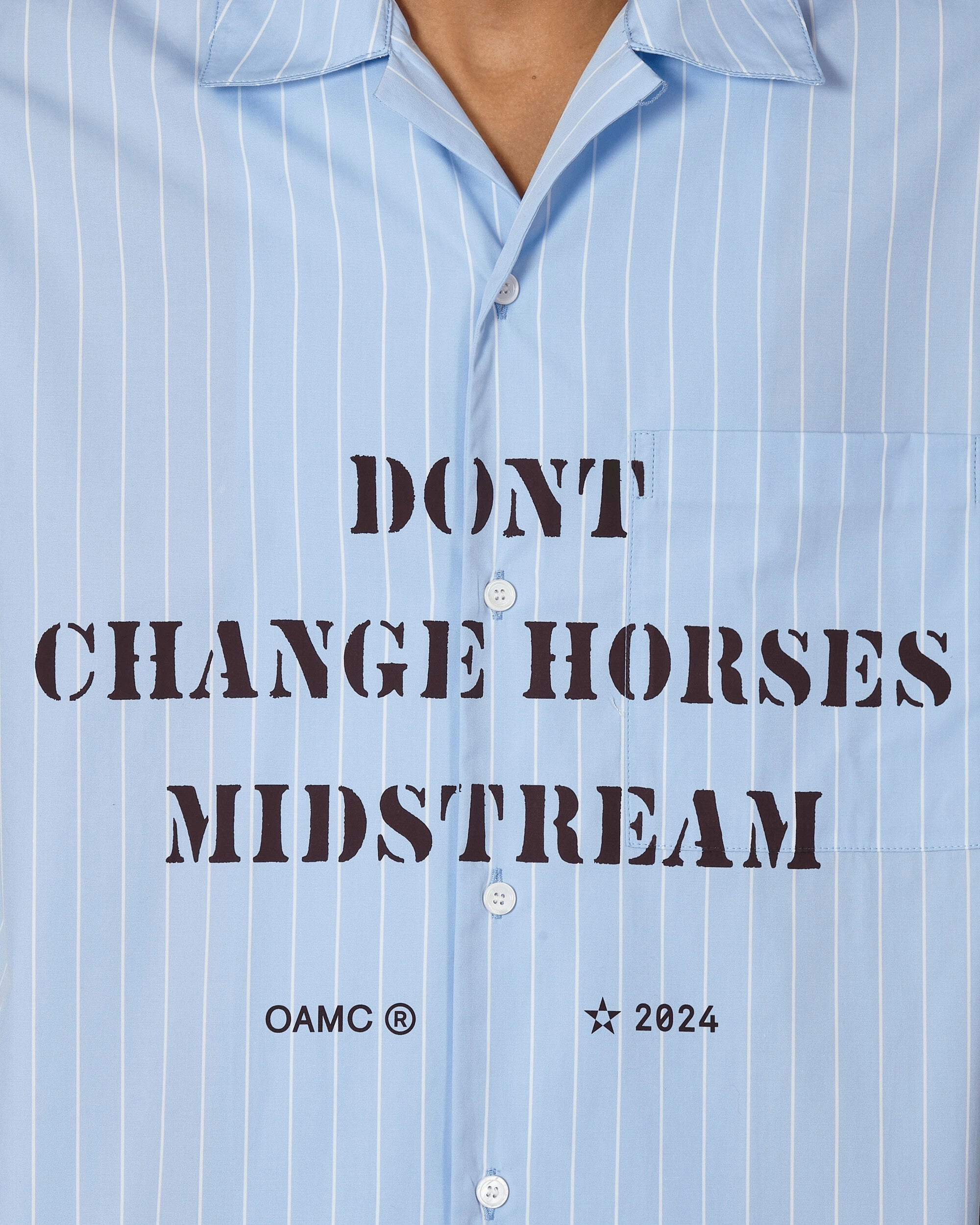 Kurt Stripes Shirt Light Blue