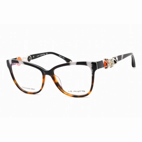 La Matta Women's Eyeglasses - Grey Havana/Other Plastic Cat Eye Frame | LMV3206 03-09