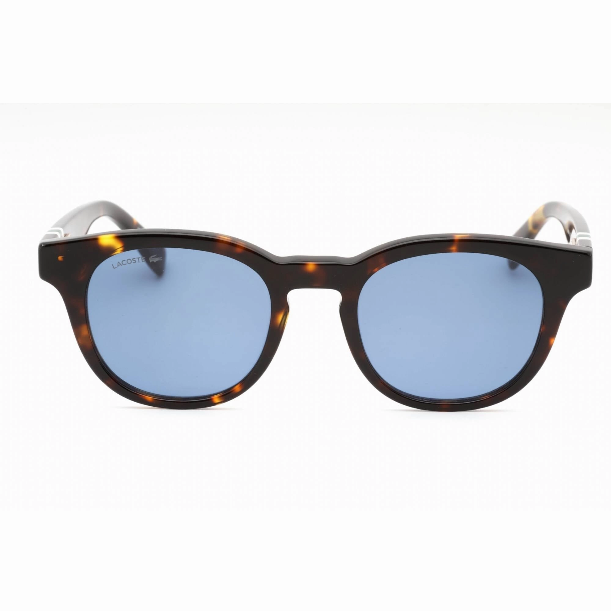 Lacoste Men's Sunglasses - Dark Havana Plastic Round Shape Full Rim Frame | L6006S 230