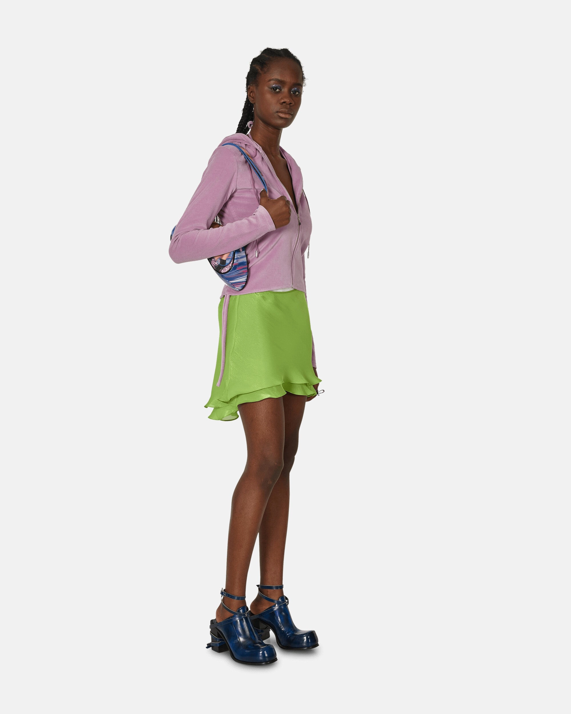 Layered Mini Skirt Apple