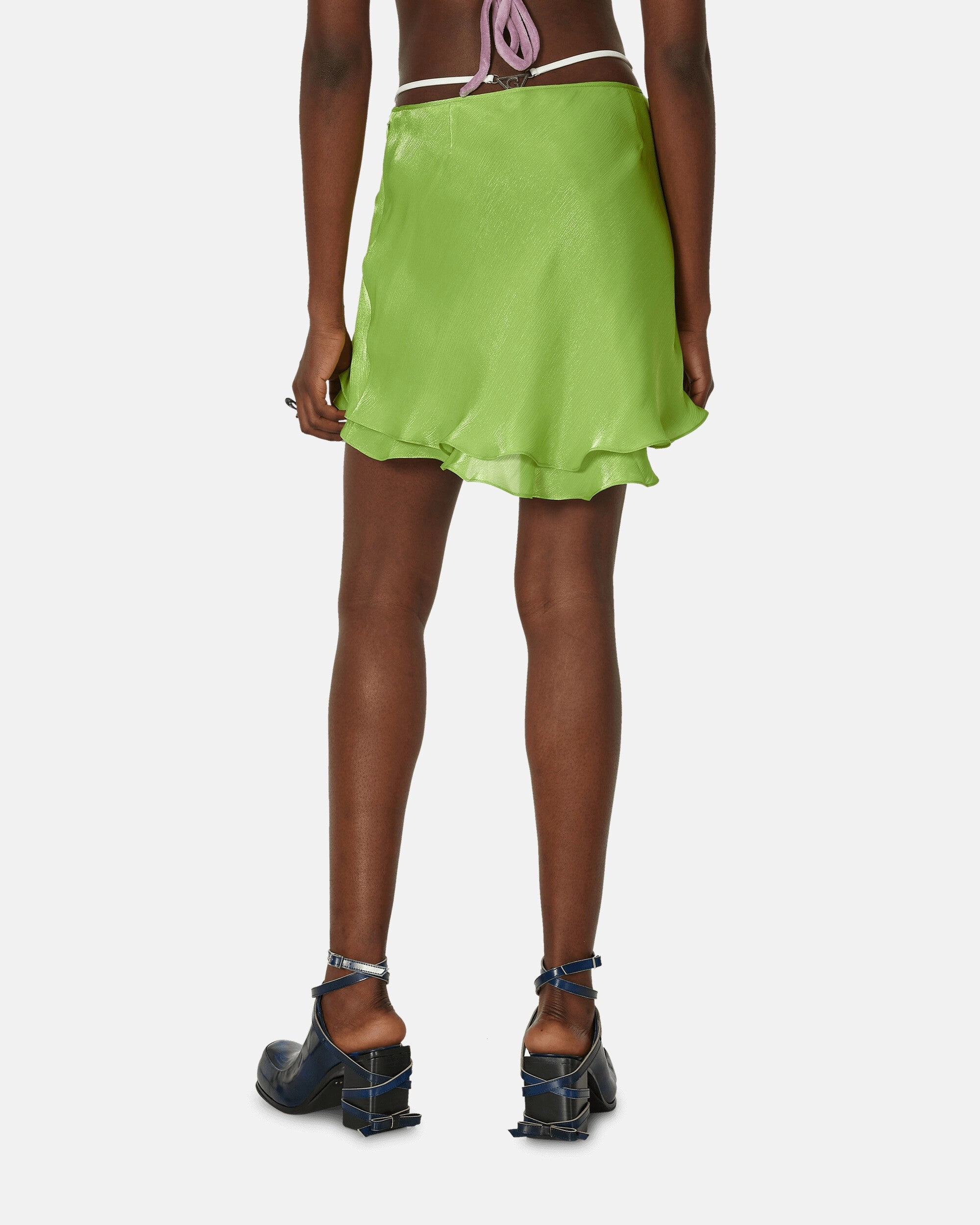 Layered Mini Skirt Apple