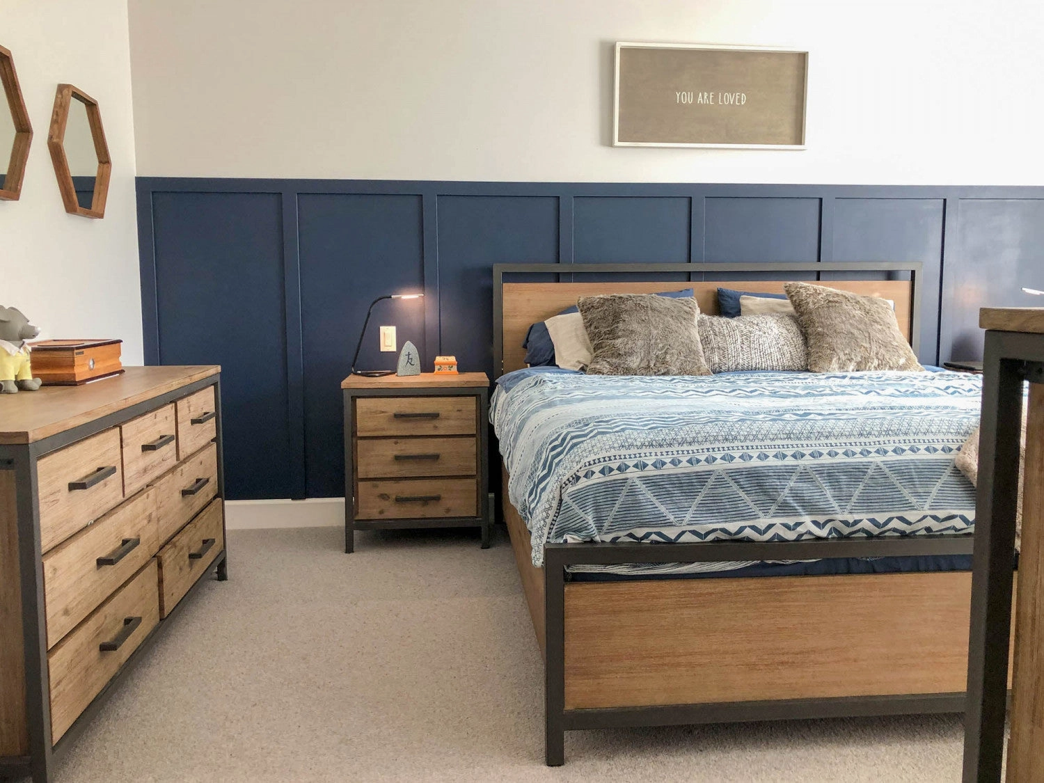 Liora Nightstand - Greige