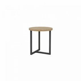 Liora Round Side Table - Greige