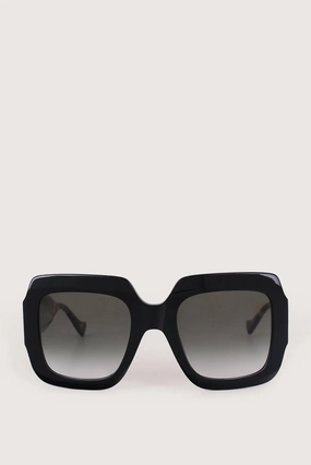 Liz Brown Square Sunglasses	
