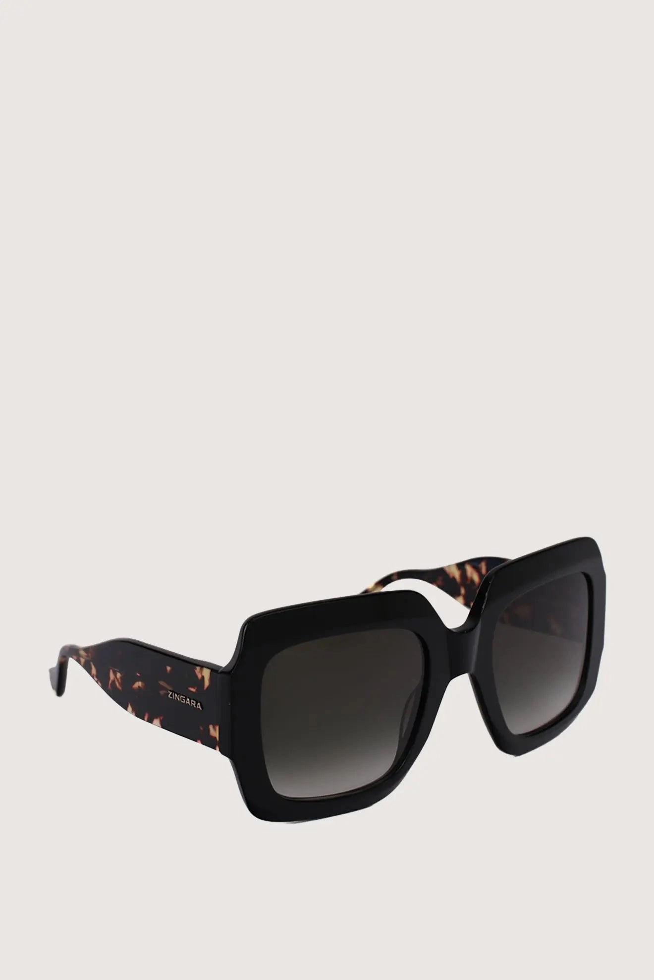 Liz Brown Square Sunglasses	