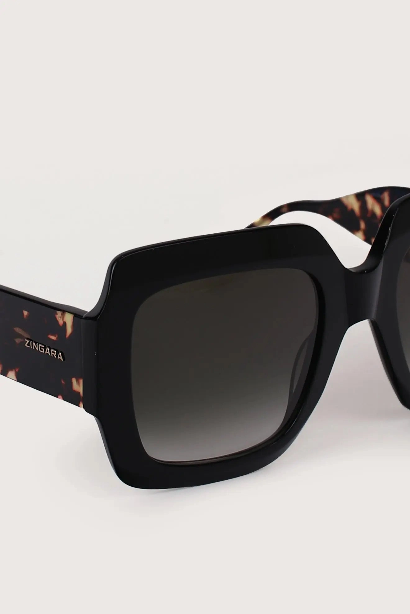 Liz Brown Square Sunglasses	