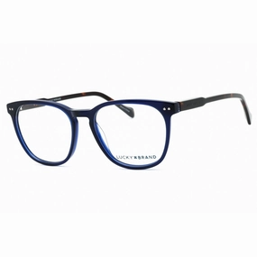 Lucky Brand Men's Eyeglasses - Navy Acetate Square Shape Full Rim Frame | D417 0NAV