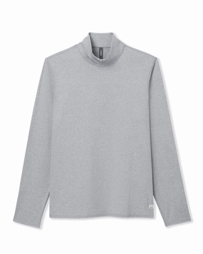 M Ponto 1/2 Zip Mock Neck