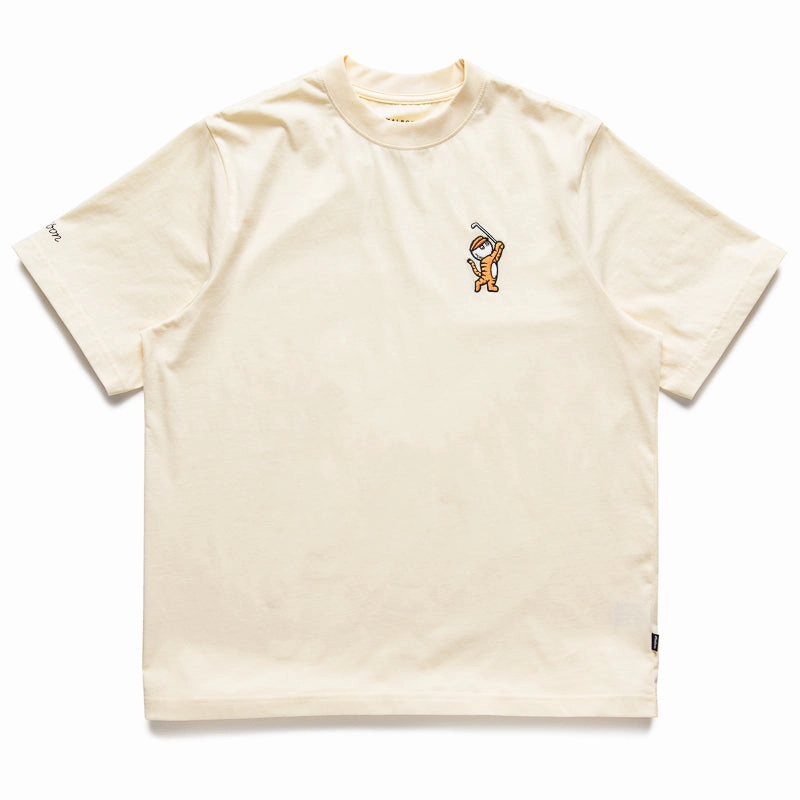 Malbon Golf Tiger Buckets Tee - Natural