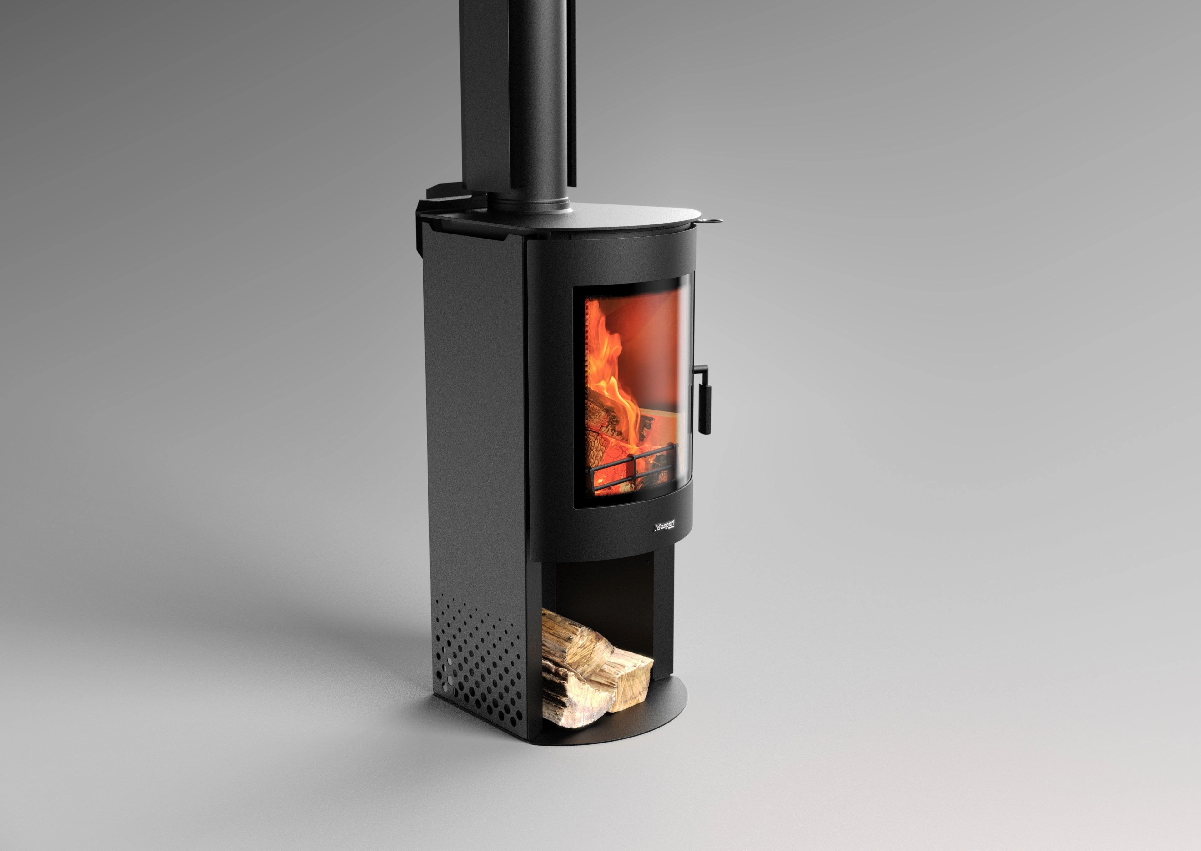 Masport Akaroa Mk II Wood Fire with Wood Stacker