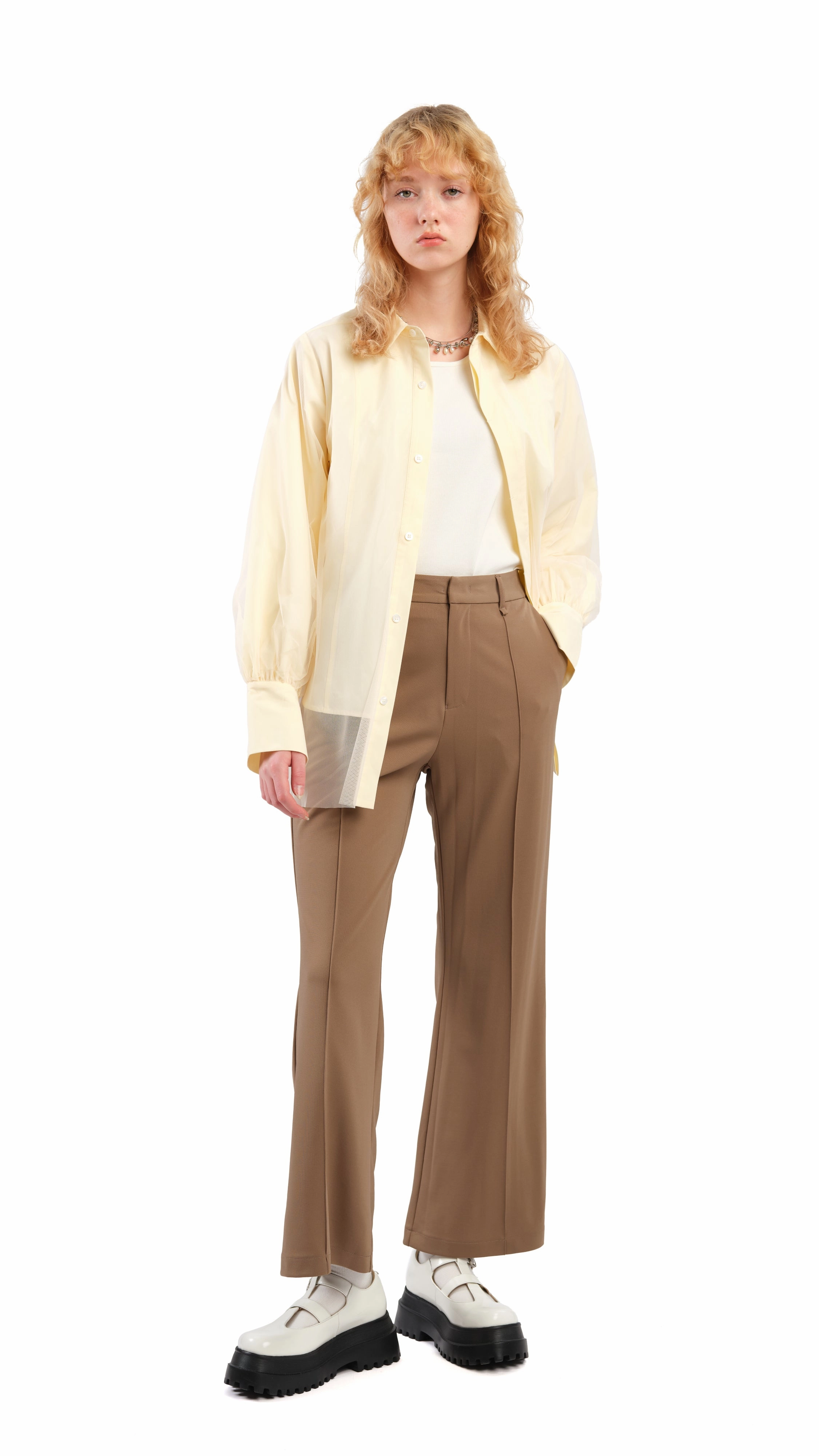 Mesh Layered Shirt