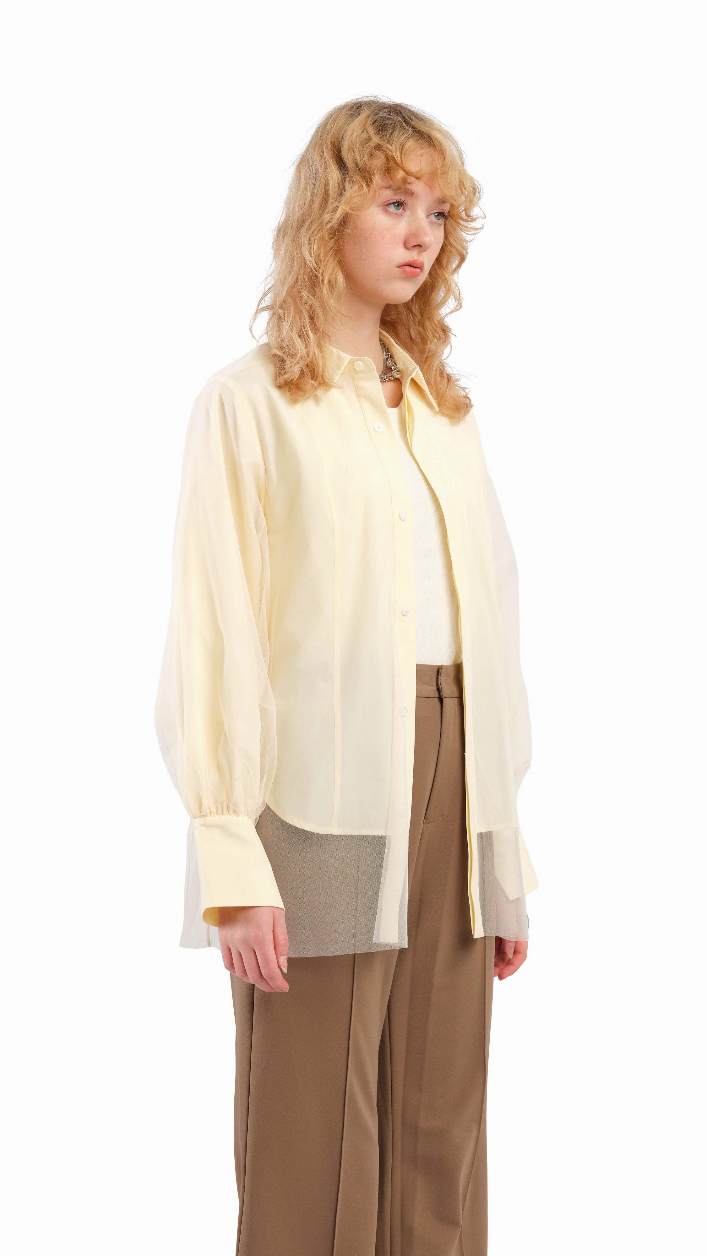 Mesh Layered Shirt
