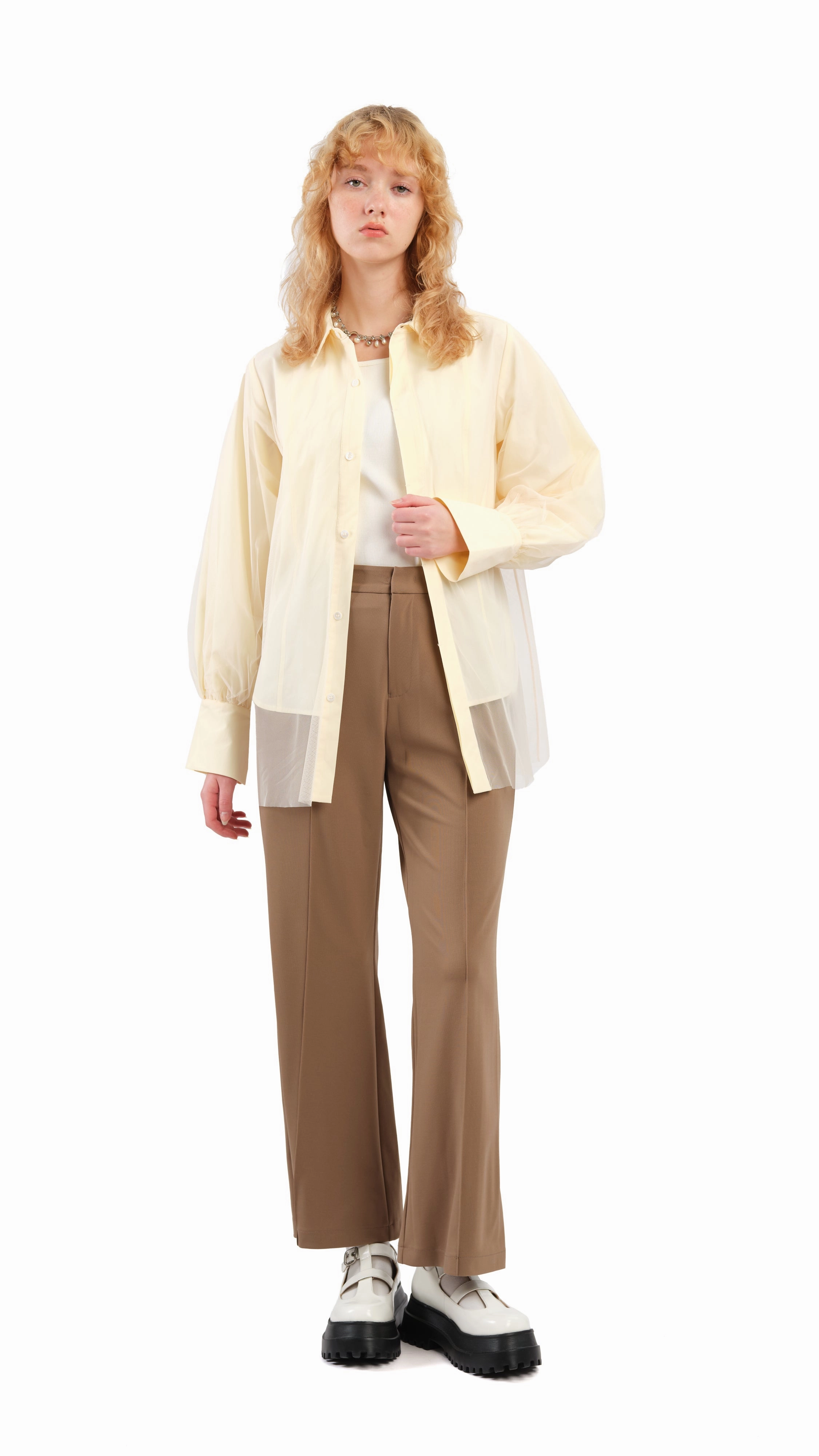 Mesh Layered Shirt