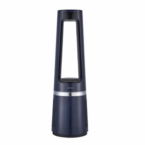 Midea MSF15AH6LB 3-in-1 Bladeless Fan Air Purifier & Heater, Black