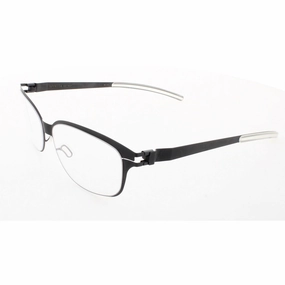 Mykita Unisex Eyeglasses - Blackberry Metal Cat Eye Frame | MINT-ANJU-BLACKBERRY-DEMO