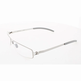 Mykita Unisex Eyeglasses - Silver Rectangular Full Rim Frame | NO1 -RAY-SILVER-DEMO