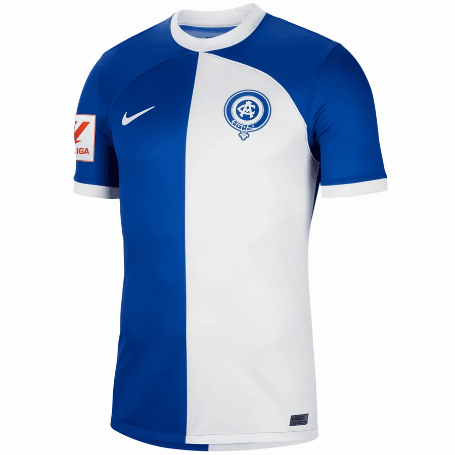 Nike Atletico Madrid José María Giménez Away Jersey w/ La Liga Patch 23/24 (Old Royal/White)