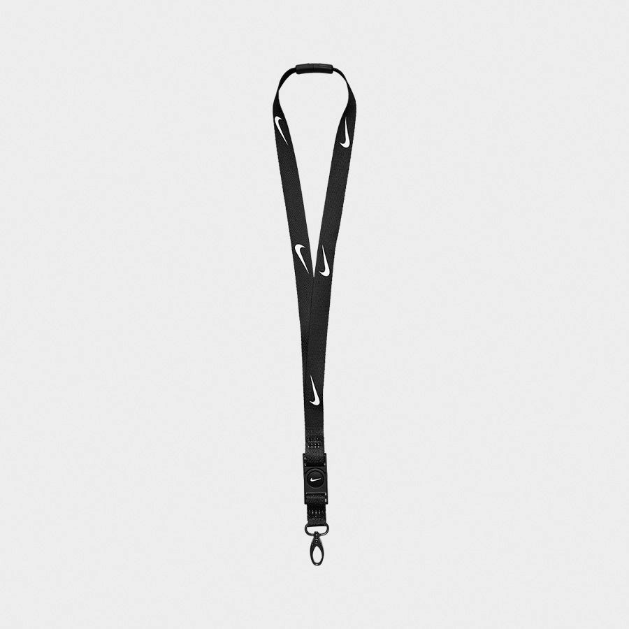Nike Premium Lanyard Black / Black - White
