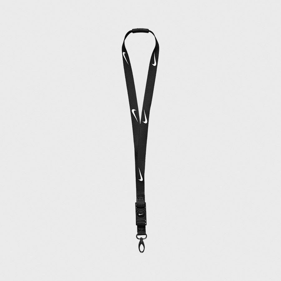 Nike Premium Lanyard Black / Black - White
