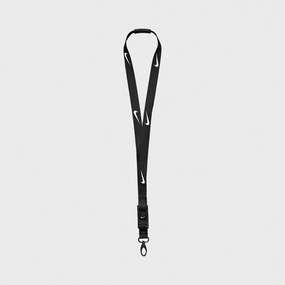 Nike Premium Lanyard Black / Black - White
