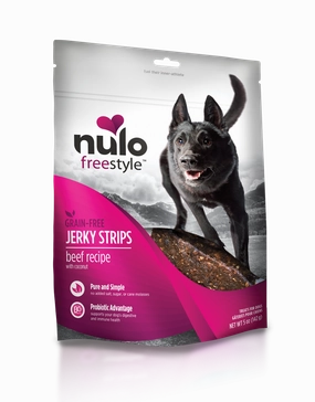 Nulo Freestyle Grain Free Beef & Coconut Recipe Jerky Dog Treats