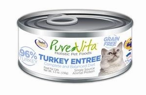 NutriSource® PureVita™ Grain Free 96% Real Turkey Entree Canned Cat Food