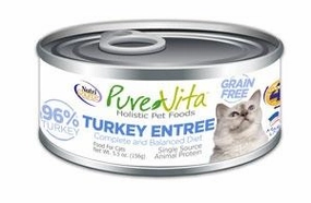 NutriSource® PureVita™ Grain Free 96% Real Turkey Entree Canned Cat Food