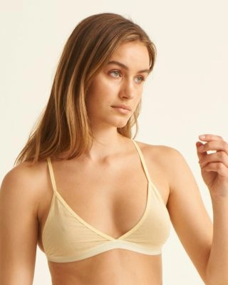 Organic Cotton with Tulle Odelyn Triangle Bra