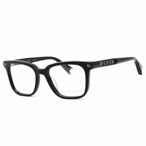 Philipp Plein Women's Eyeglasses - Full Rim Shiny Black Plastic Frame | VPP015M 0700