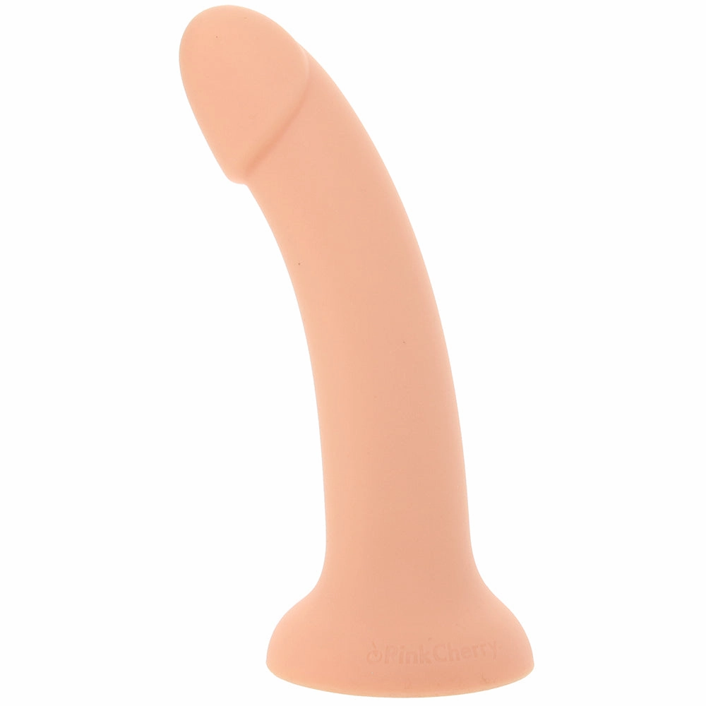 PinkCherry Premium 7 Inch Light Silicone Dildo