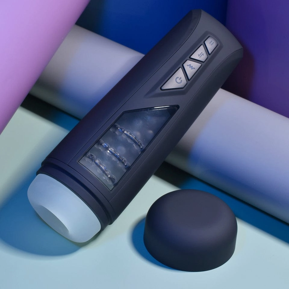 Playboy - Pursuit of Pleasure Vibrating Beaded Masturbator (Black)