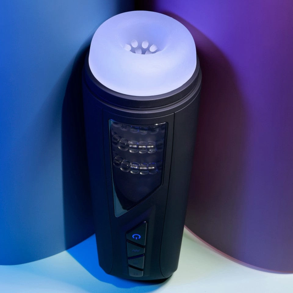 Playboy - Pursuit of Pleasure Vibrating Beaded Masturbator (Black)