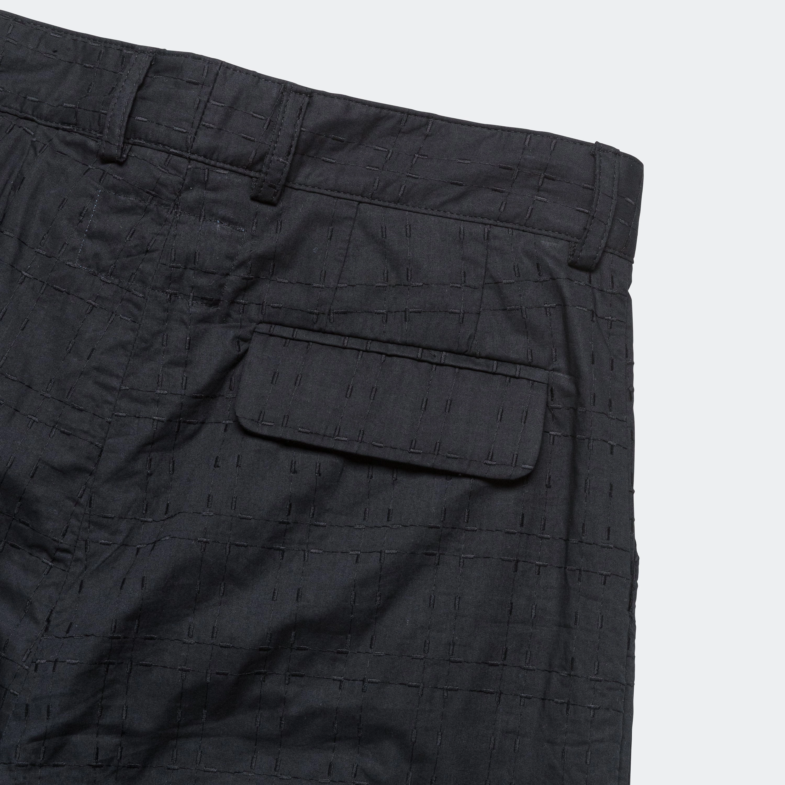 Pleated Trousers - Embroidered Dudley Check