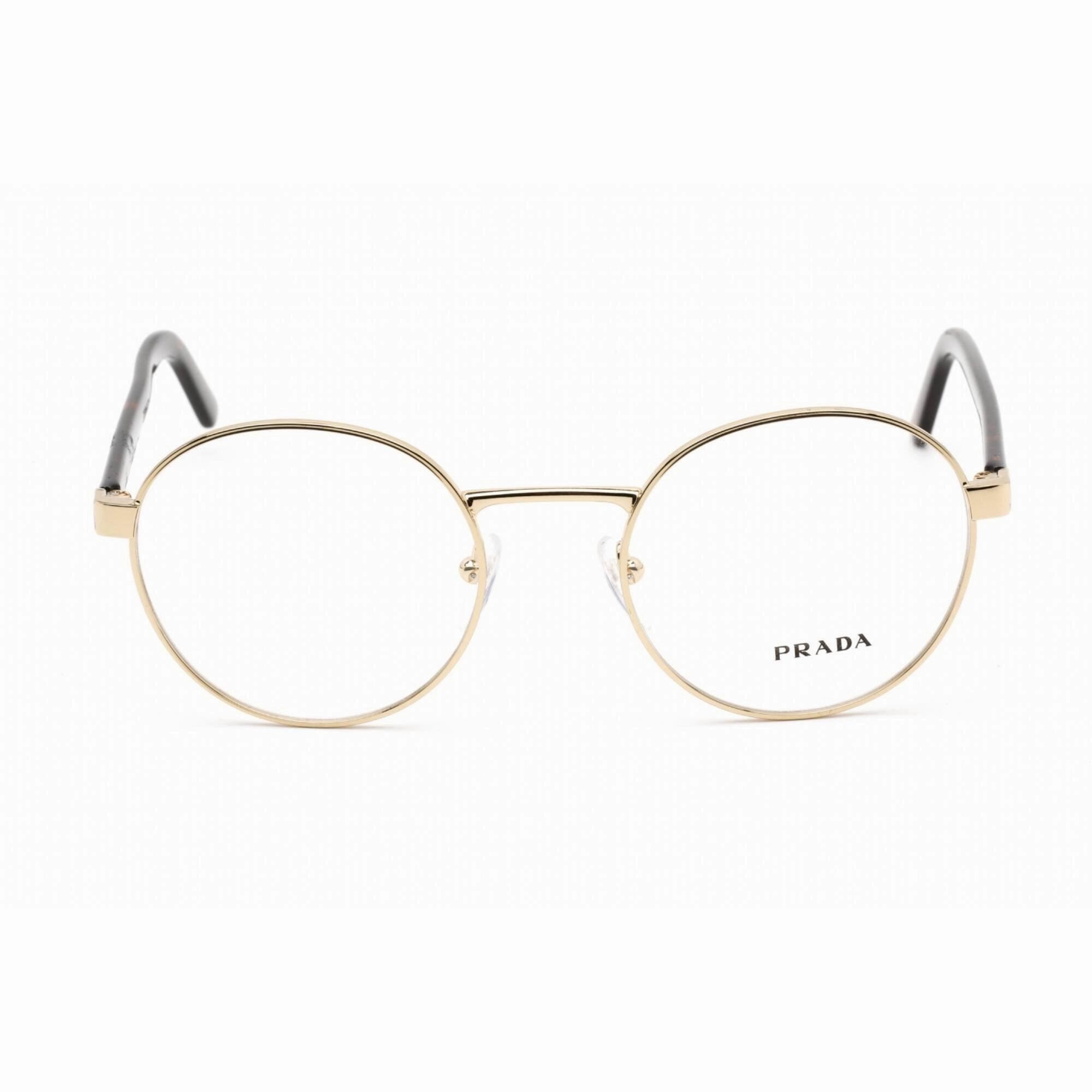 Prada Unisex Eyeglasses - Clear Lens Gold Metal Cat Eye Shape Frame | 0PR 52XV ZVN1O1