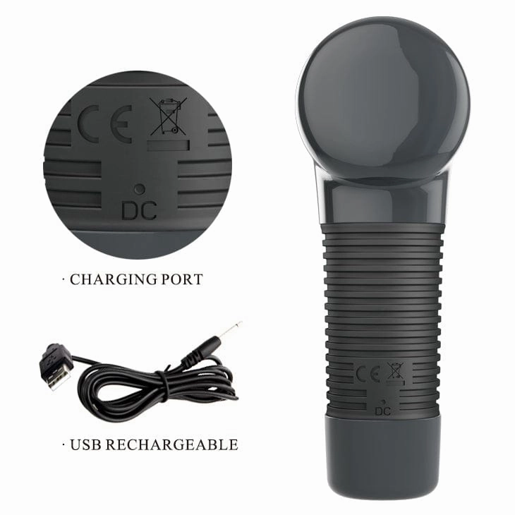 Pretty Love - Super Power Wand Massager Gun (Black)