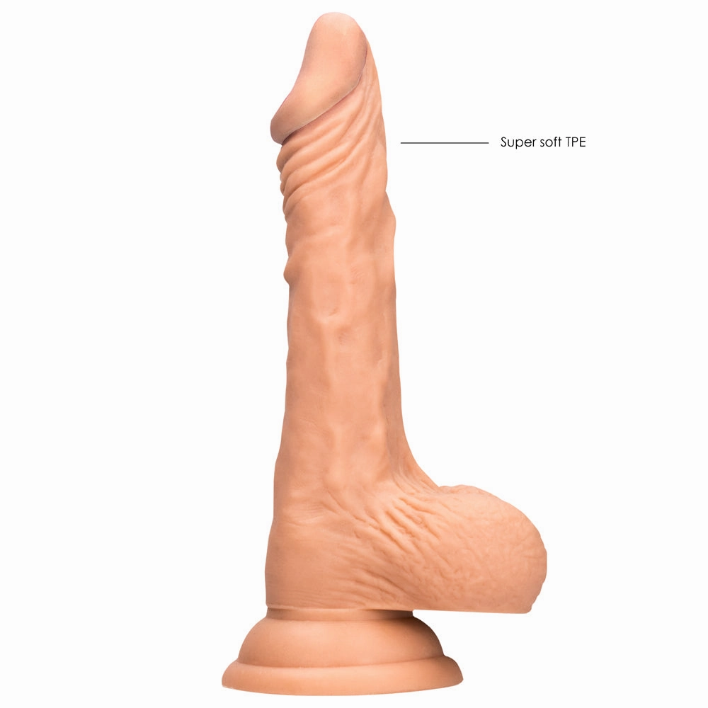 RealRock 8" Realistic Dildo With Balls & Suction Cup