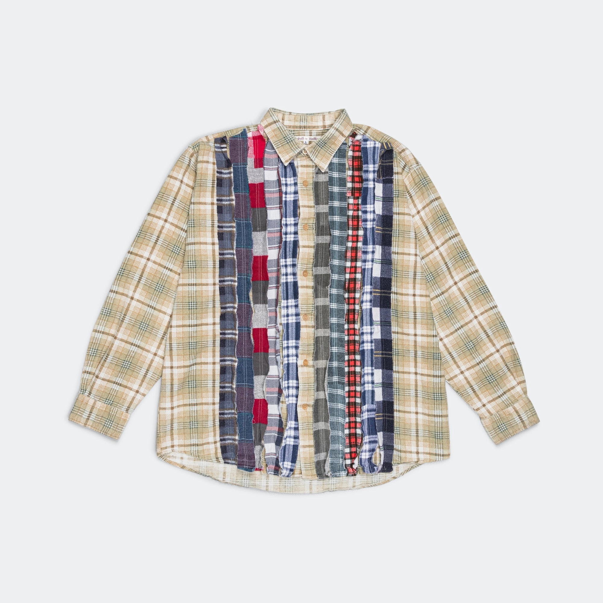 Rebuild Flannel Ribbon Shirt SS25 - Large #1