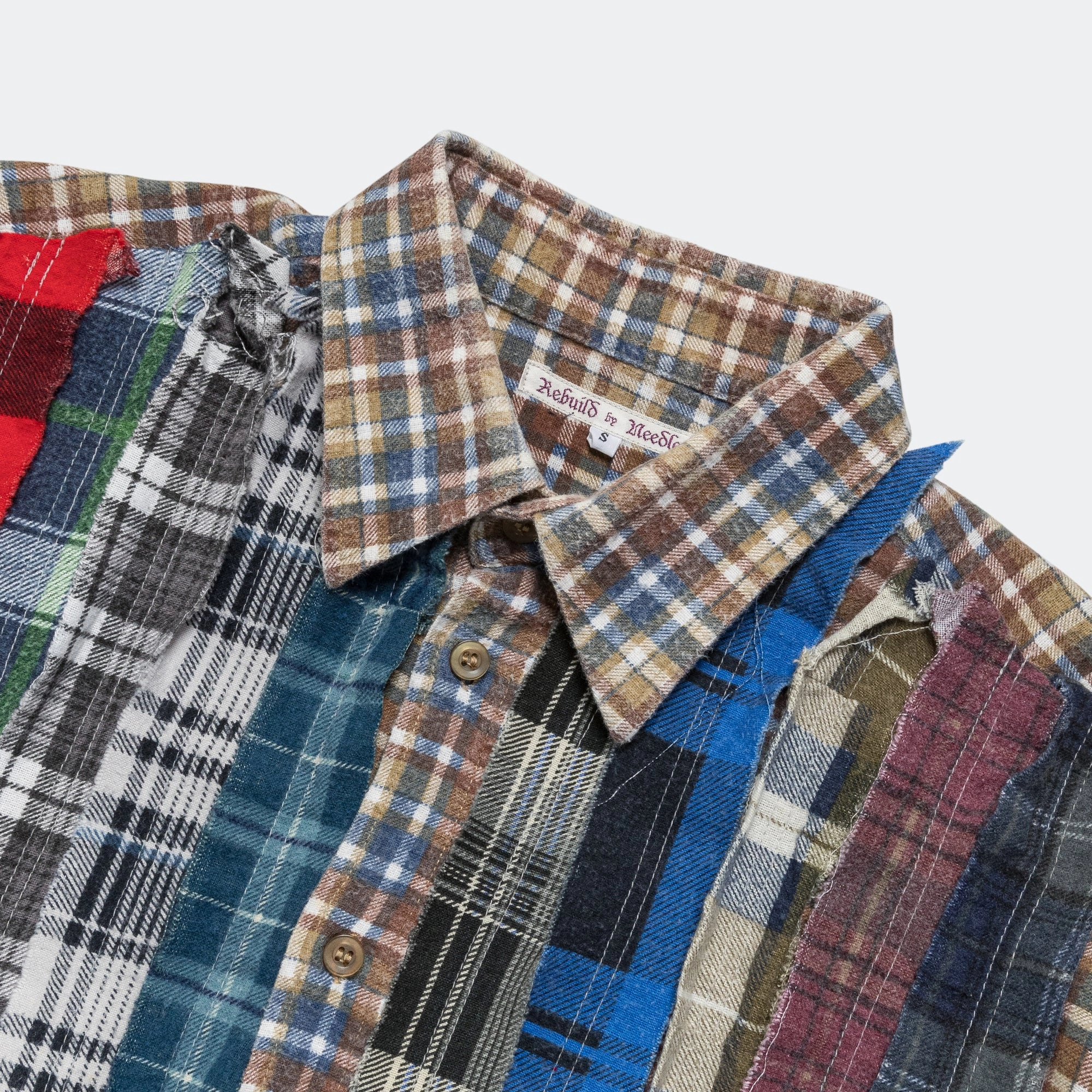 Rebuild Flannel Ribbon Shirt SS25 - Small #1