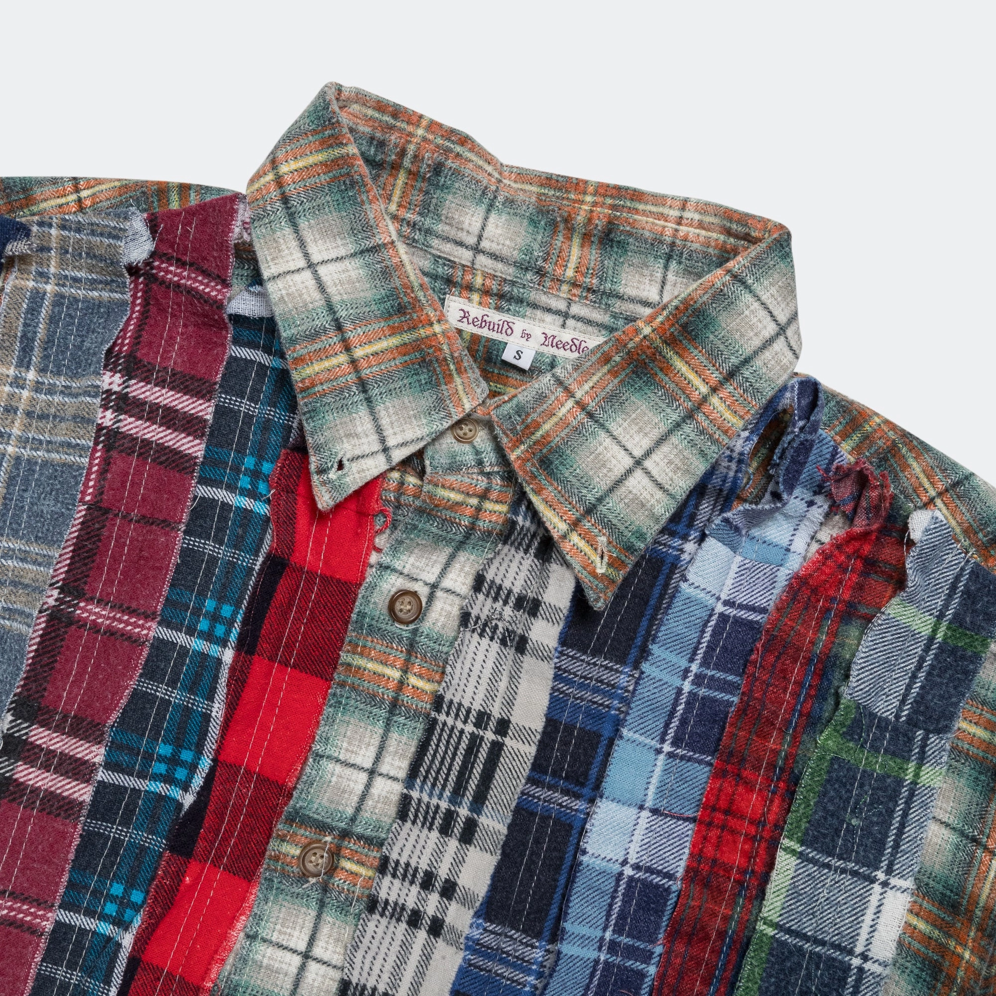 Rebuild Flannel Ribbon Shirt SS25 - Small #4